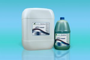 Fórmula industrial especializada para el mantenimiento de superficies en vidrio